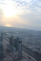 3-point perspective, above, aerial view, afternoon, bird