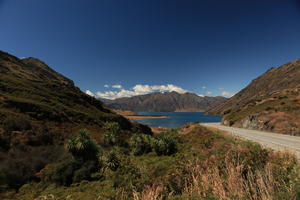 day, eye level view, mountain, road, summer, sunlight, sunny, sunshine