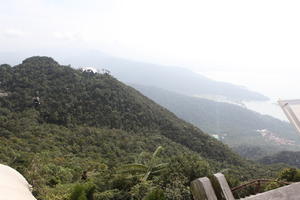 cable car, day, elevated, forest, Kedah, Malaysia, mountain, sunny, vegetation