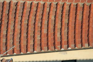 afternoon, day, direct sunlight, elevated, Grosseto, Italia , natural light, roof, summer, tile, Toscana