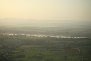 aerial view, dusk, East Timor, Egypt, Egypt, field, river