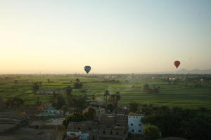 aerial view, balloon, dusk, East Timor, Egypt, Egypt, palm, vegetation