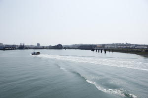 boat, Boulogne-sur-Mer, day, elevated, France, Nord-Pas-de-Calais, seascape, spring, sunny