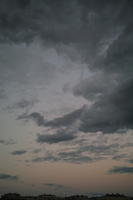 autumn, Cirrocumulus, cloud, Cumulus, dark, dark, dawn, evening, eye level view, natural light, open space, sky