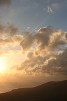 bright, Canarias, cloud, coastline, dusk, elevated, evening, Las Palmas, sky, Spain, sun, sunset