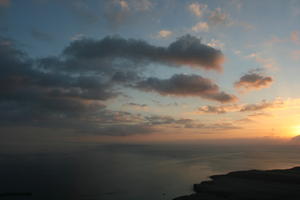 Canarias, cloud, dusk, elevated, evening, Las Palmas, seascape, sky, Spain, sunset