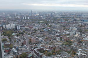 aerial view, city, day, diffuse, diffused light, England, London, overcast, The United Kingdom, urban, winter