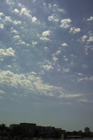 Altocumulus, blue, cloud, Croatia, day, eye level view, morning, natural light, open space, sky, summer, Zadarska