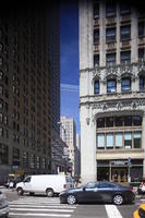 building, car, day, eye level view, Manhattan, New York, street, The United States, urban, van