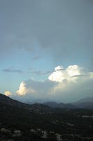 cloud, cloudy, day, elevated, eye level view, France, mountain, overcast, Provence Alpes Cote D