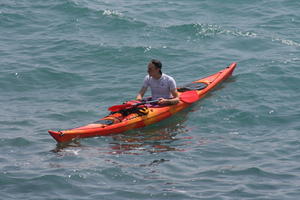 boat, day, elevated, France, man, seascape, sunny