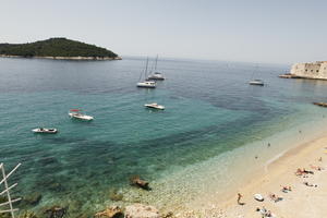 beach, boat, Croatia, day, Dubrovacko-Neretvanska, Dubrovnik, elevated, seascape, summer, sunny