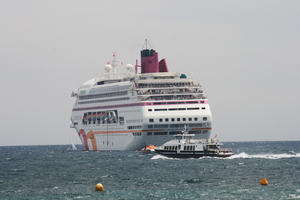 boat, day, eye level view, France, seascape, ship