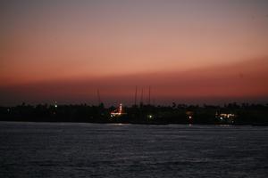 clear, dusk, East Timor, Egypt, Egypt, elevated, evening, landmarks, river Nile, sky