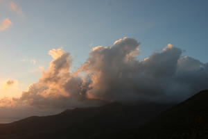 Canarias, cloud, dusk, elevated, evening, Las Palmas, mountain, sky, Spain, sunset