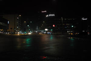 artificial lighting, Copenhagen , Denmark, eye level view, Kobenhavn, night, outdoor lighting, street