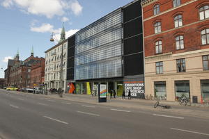 building, Copenhagen , day, Denmark, eye level view, facade, glass, Kobenhavn, street, sunny, winter