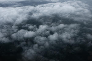 aerial view, cloud, overcast, overcast, sky