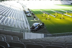 autumn, day, elevated, football pitch, France, Nice, Provence Alpes Cote D