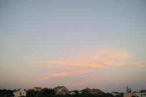 Cirrus, cloud, cloudy, Croatia, dusk, dusk, evening, eye level view, open space, sky, summer, Zadarska