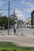 day, eye level view, Porto, Porto, Portugal, spring, street, sunny, tramlines, urban