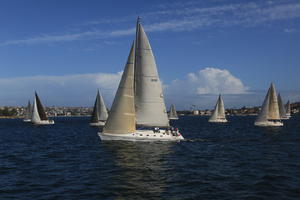 Australia, boat, day, eye level view, New South Wales, seascape, summer, sunny, Sydney, yacht