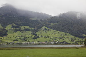 autumn, day, diffuse, diffused light, eye level view, mountain, natural light, overcast, Switzerland