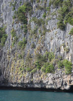 cliff, day, eye level view, summer, sunny, Thailand