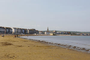 beach, clear, day, England, eye level view, natural light, seascape, sky, spring, The United Kingdom, Waymouth