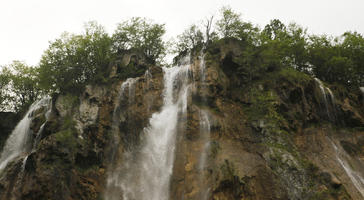 below, Croatia, day, diffuse, diffused light, Karlovacka, natural light, summer, waterfall