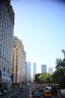 building, car, day, elevated, facade, Manhattan, New York, skyscraper, street, sunny, The United States