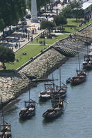 boat, day, direct sunlight, elevated, Porto, Porto, Portugal, promenade, river, spring, sunny