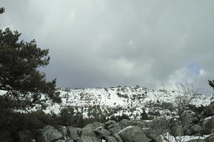 cloudy, day, diffuse, diffused light, eye level view, France, Greolieres, mountain, Provence Alpes Cote D