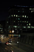 building, city, city, city lights, cityscape, elevated, England, evening, London, night, street, The United Kingdom, winter