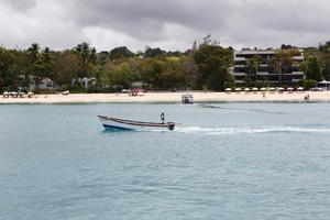 Barbados, beach, day, eye level view, hotel, natural light, seascape, spring, sunny, treeline, tropical