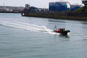 boat, Boulogne-sur-Mer, day, elevated, France, industrial, Nord-Pas-de-Calais, seascape, spring, sunny