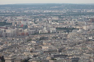 aerial view, autumn, city, cityscape, day, diffuse, diffused light, France, Ile-De-France, Paris