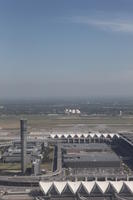 aerial view, airport, autumn, Bangkok, cityscape, day, direct sunlight, Krung Thep Mahanakhon, natural light, open space, outdoors, sunny, Thailand