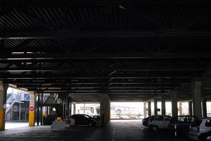 car park, ceiling, Croatia, day, eye level view, natural light, shady, Splitsko-Dalmatinska, spring