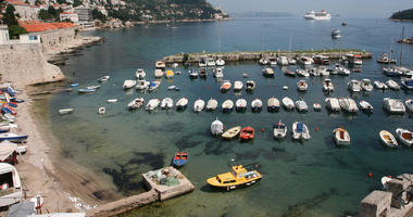 boat, Croatia, day, Dubrovacko-Neretvanska, Dubrovnik, elevated, quay, summer, sunny