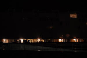 artificial lighting, building, building, Croatia, eye level view, housing block, night, residential, spring, Zadar, Zadarska