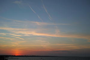 blue, Cirrostratus, Cirrus, cloud, Croatia, dusk, dusk, evening, eye level view, open space, sky, summer, Zadarska