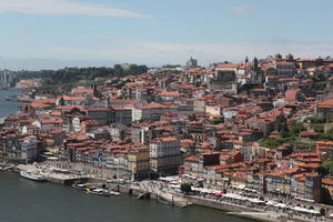 cityscape, day, elevated, Porto, Porto, Portugal, river, spring, sunny, urban