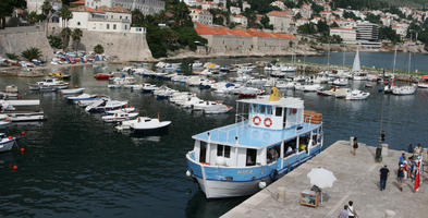 boat, Croatia, day, Dubrovacko-Neretvanska, Dubrovnik, elevated, quay, summer, sunny