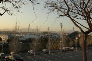 Alicante, car, dusk, elevated, parking, Spain, Valenciana