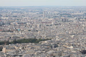 aerial view, autumn, city, cityscape, day, diffuse, diffused light, France, Ile-De-France, Paris