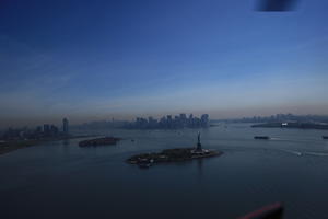 boat, cityscape, day, elevated, Manhattan, New York, river, The United States