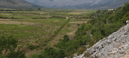 autumn, Croatia, day, diffuse, diffused light, elevated, field, shrubland, valley