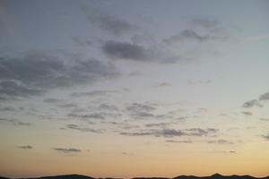 Altocumulus, cloud, Croatia, dusk, dusk, evening, eye level view, open space, sky, summer, Zadarska