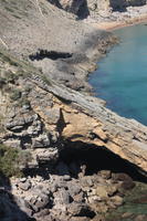 cliffs, day, elevated, looking down, open space, Portugal, Portugal, rocks, Sagres, seascape, summer, sunlight, sunny